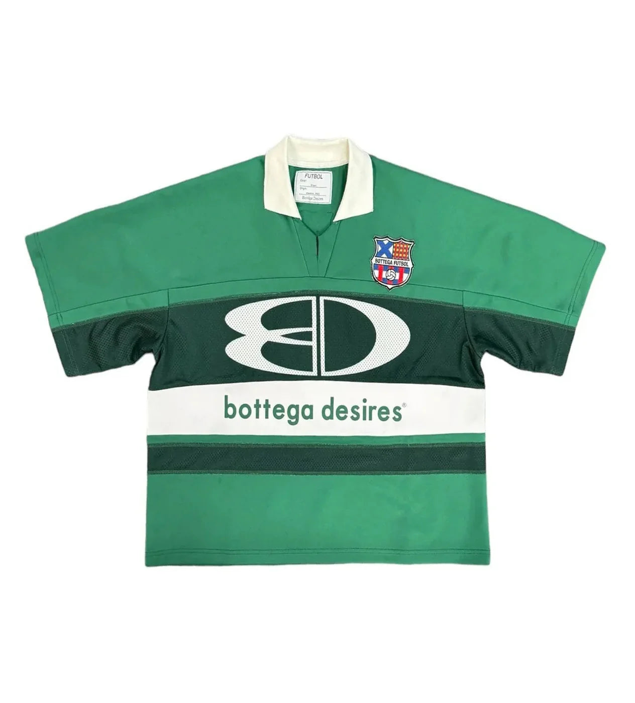 BOTTEGA DESIRES FUTBOL JERSEY GREEN