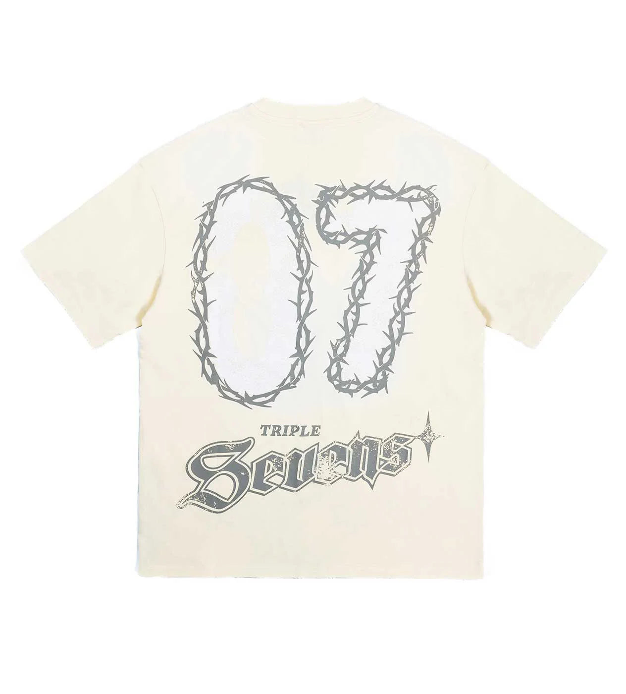 TRIPLE SEVENS NY SAVIOR TEE CREAM