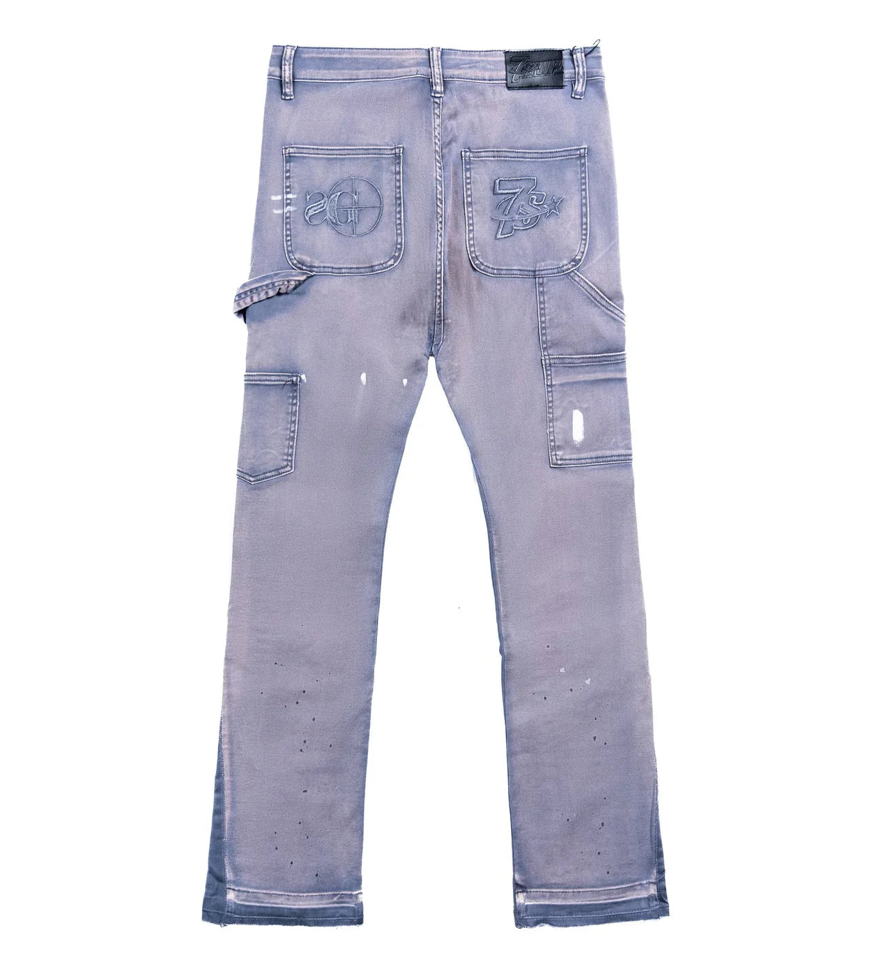 TRIPLE SEVENS X SNIPER GANG FLARED DENIM GREY/BLUE